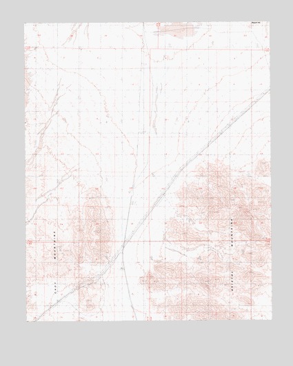 West of Broadwell Mesa, CA USGS Topographic Map
