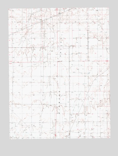 West of Christina Peak, NV USGS Topographic Map
