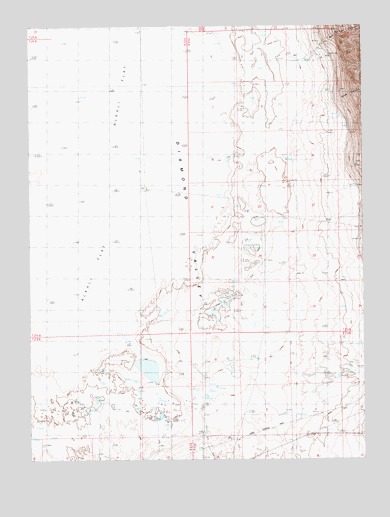 West of Diamond Springs, NV USGS Topographic Map