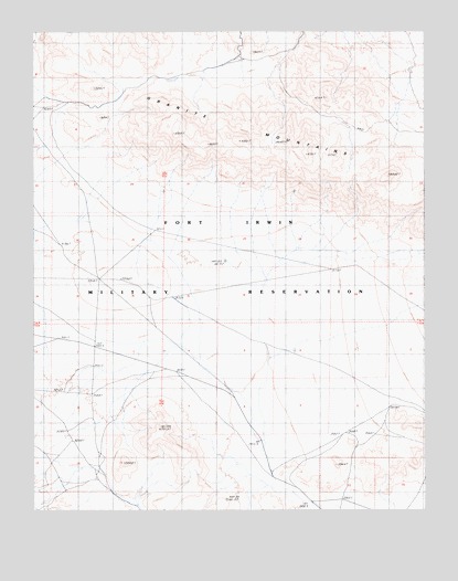 West of Drinkwater Lake, CA USGS Topographic Map