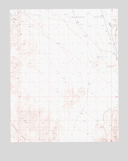 West of Eagle Mountain, CA USGS Topographic Map