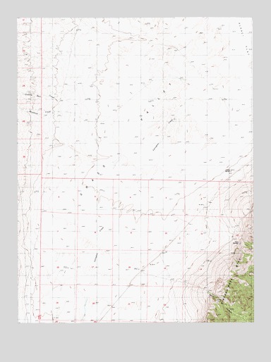 West of Fagin Mountain, NV USGS Topographic Map
