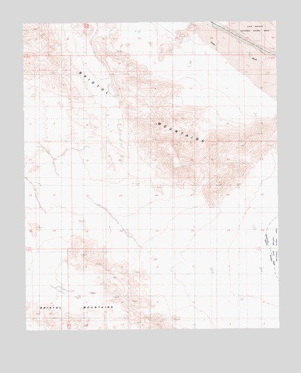 West of Glasgow, CA USGS Topographic Map