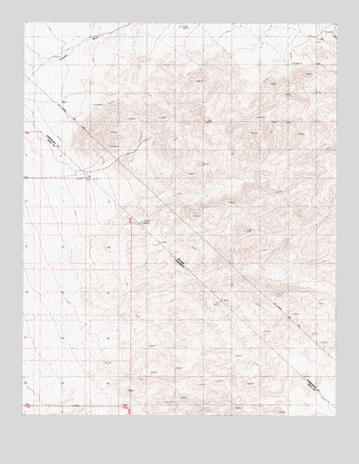 West of Gold Mountain, NV USGS Topographic Map