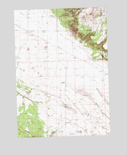 West of Hampton, OR USGS Topographic Map