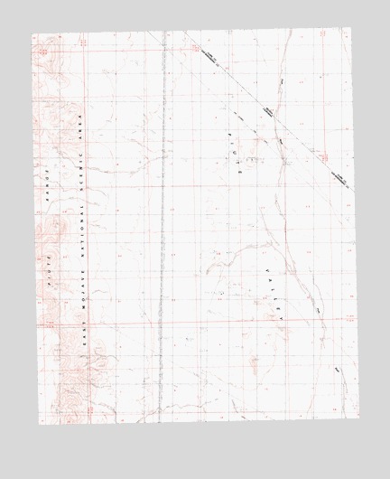 West of Juniper Mine, CA USGS Topographic Map