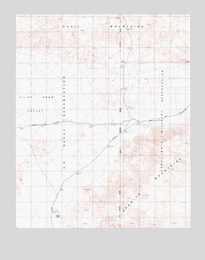 West of Leach Spring, CA USGS Topographic Map