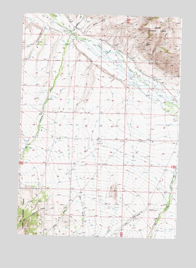 West of Leadore, ID USGS Topographic Map
