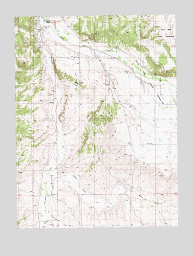 West of Lee, NV USGS Topographic Map