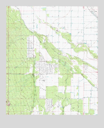 West of Marana, AZ USGS Topographic Map