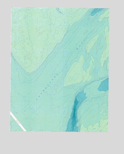 West of Nandua Creek, VA USGS Topographic Map