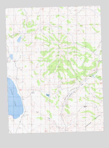 West of Snowstorm Mountain, CA USGS Topographic Map