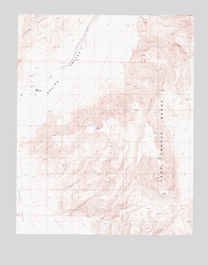 West of Teakettle Junction, CA USGS Topographic Map