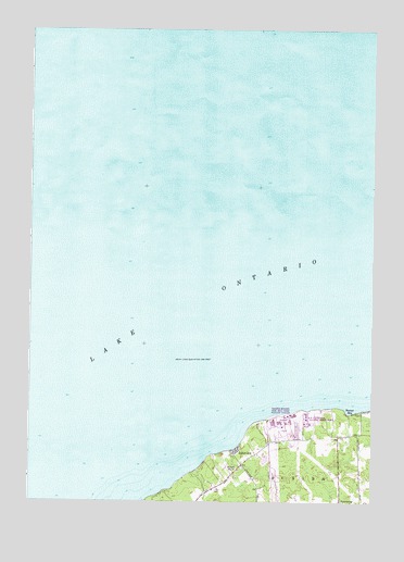West of Texas, NY USGS Topographic Map