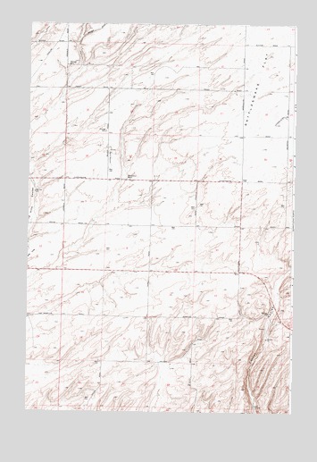 West of Washtucna, WA USGS Topographic Map