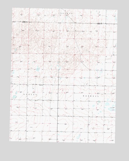West of Wild Horse Lake, KS USGS Topographic Map