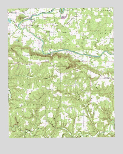 West Pangburn, AR USGS Topographic Map