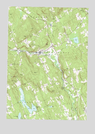 West Paris, ME USGS Topographic Map