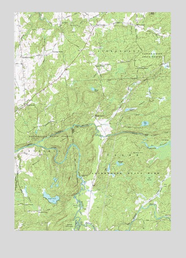 West Pierrepont, NY USGS Topographic Map