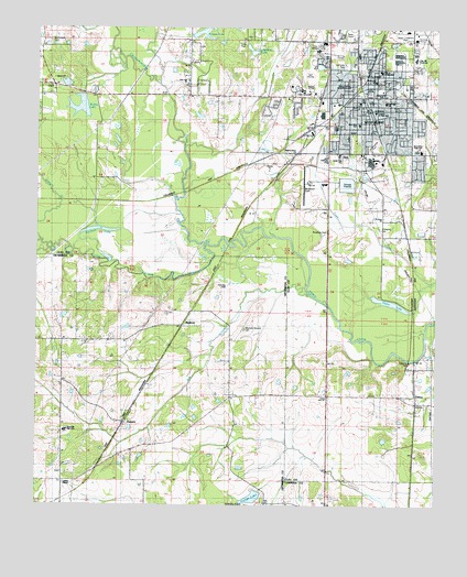 West Point, MS USGS Topographic Map