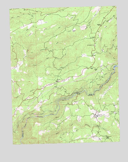West Point, CA USGS Topographic Map