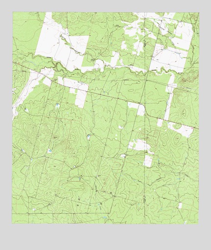 West Ranch, TX USGS Topographic Map