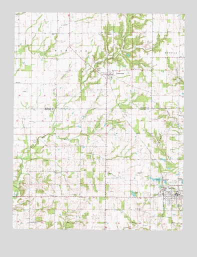 West Salem, IL USGS Topographic Map