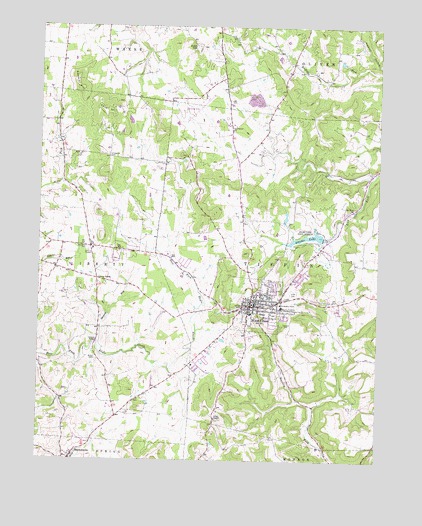 West Union, OH USGS Topographic Map