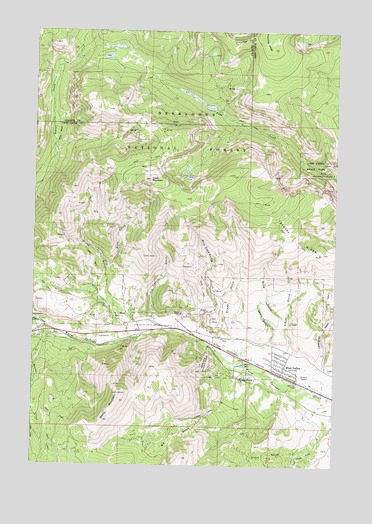 West Valley, MT USGS Topographic Map