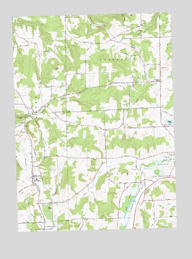 West Valley, NY USGS Topographic Map
