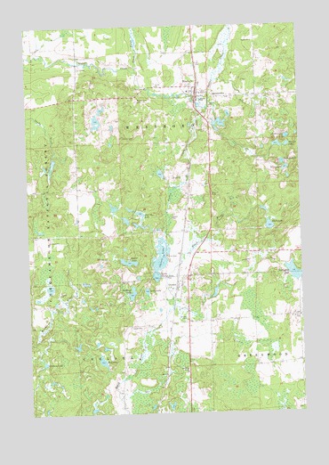 Westboro, WI USGS Topographic Map