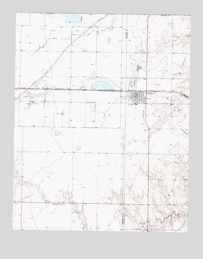 Booker, TX USGS Topographic Map