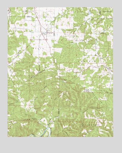 Western Grove, AR USGS Topographic Map