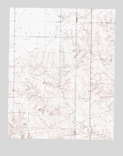 Booker SE, TX USGS Topographic Map