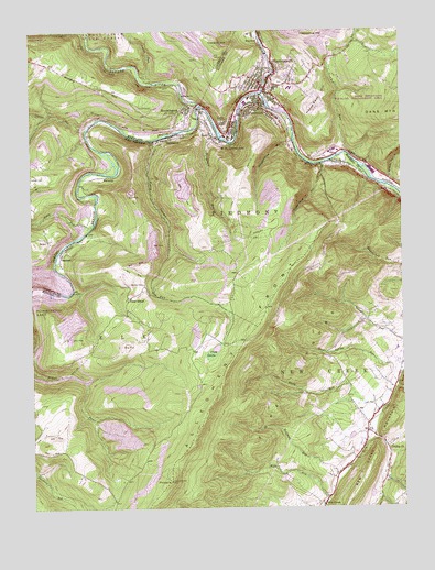 Westernport, MD USGS Topographic Map