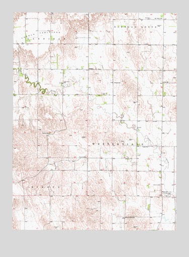 Westerville, NE USGS Topographic Map