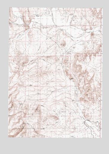 Westfall, OR USGS Topographic Map
