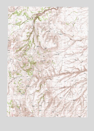 Westfall Butte, OR USGS Topographic Map