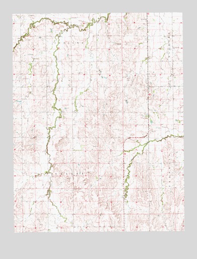 Westfall NW, KS USGS Topographic Map