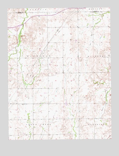 Westfall SE, KS USGS Topographic Map