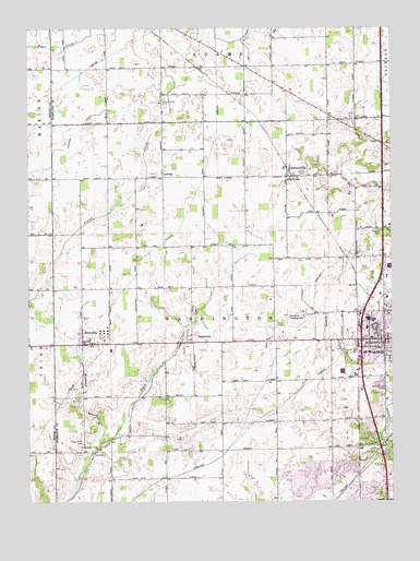 Westfield, IN USGS Topographic Map