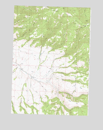 Aldrich Mountain South, OR USGS Topographic Map