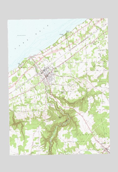 Westfield, NY USGS Topographic Map
