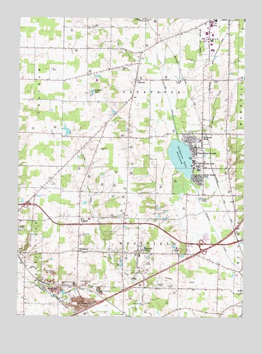 Westfield Center, OH USGS Topographic Map