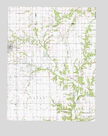 Westfield East, IL USGS Topographic Map