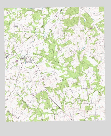 Westhoff, TX USGS Topographic Map