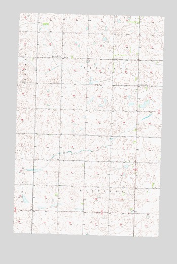 Westhope SW, ND USGS Topographic Map