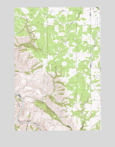 Westlake, ID USGS Topographic Map