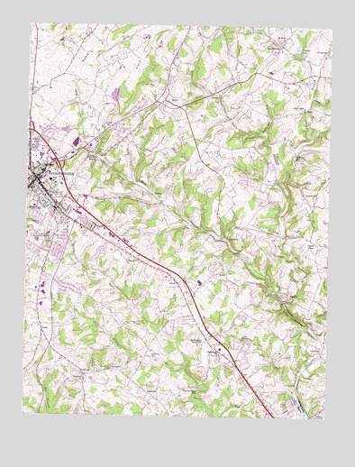 Westminster, MD USGS Topographic Map