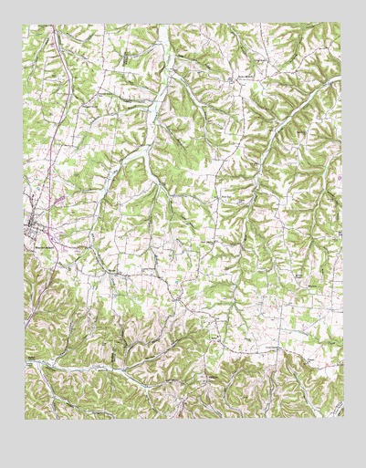 Westmoreland, TN USGS Topographic Map